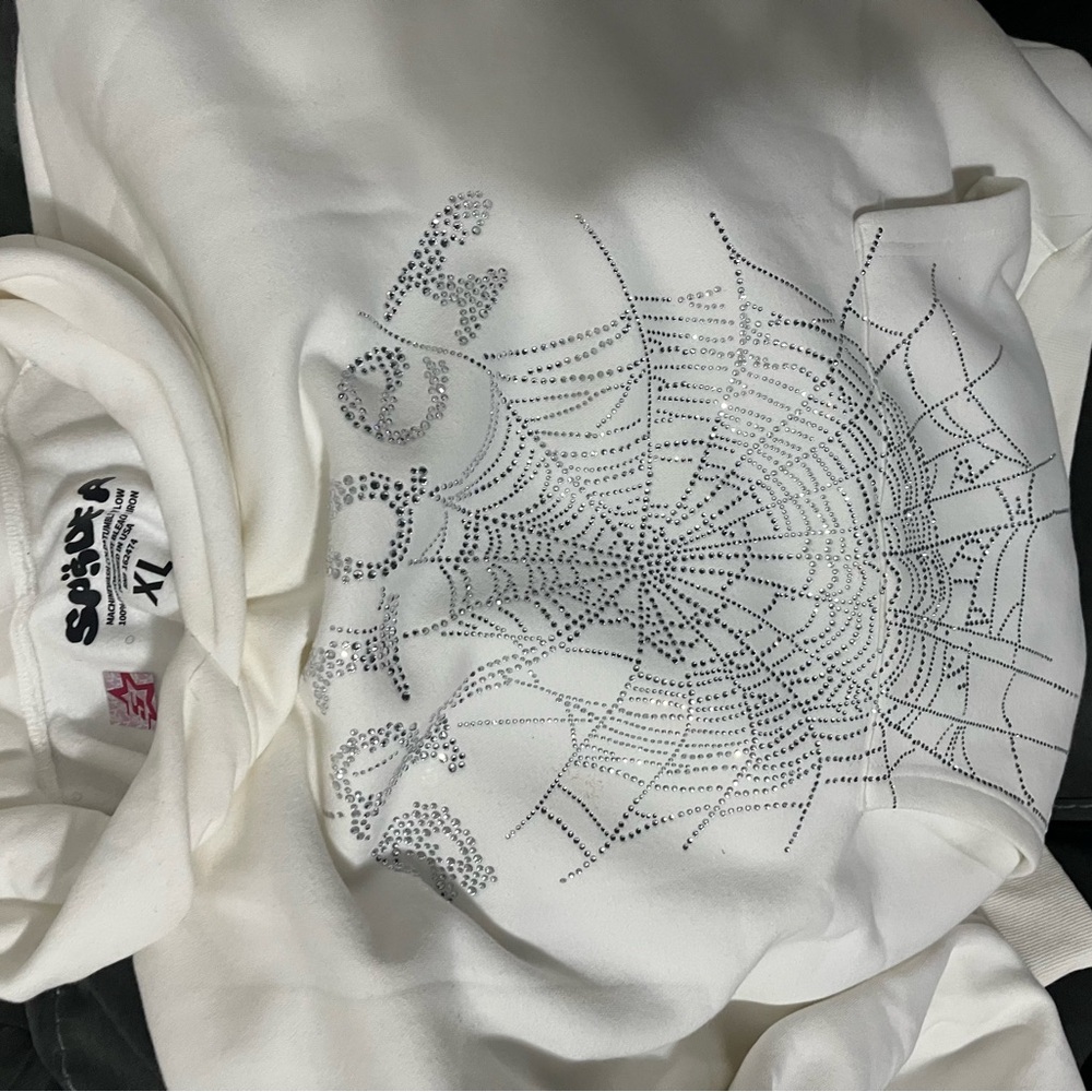 Spider Kids White Hoodie